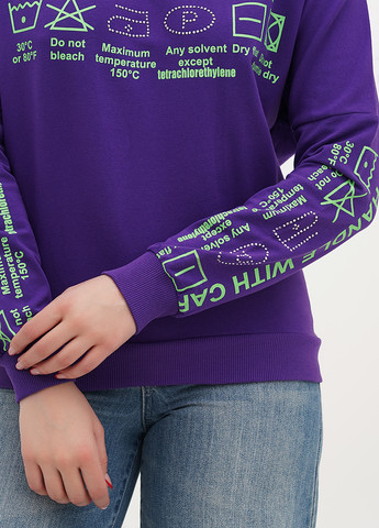 Фиолетовый свитшот Sonesta надпись бисер (323428764)