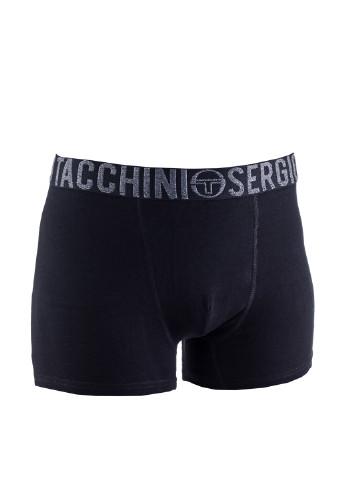 Трусы Sergio Tacchini боксеры логотипы чёрные повседневные трикотаж, хлопок