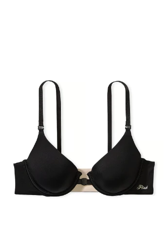 Чорний демісезонний комплект (бюстгальтер, трусики) Victoria's Secret