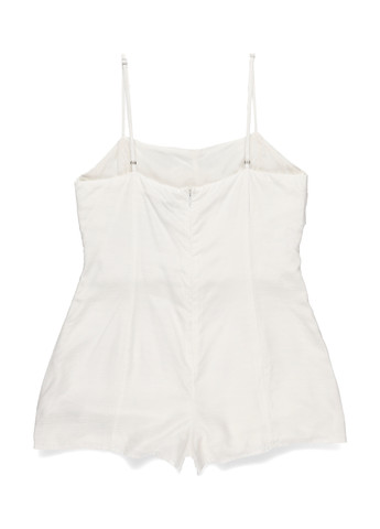 Комбінезон Honey Punch комбінезон-шорти однотонний білий кежуал поліестер, віскоза