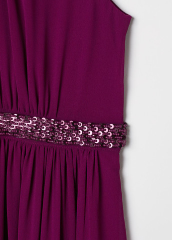 Фуксинова (кольору Фукія) кежуал сукня H&M однотонна