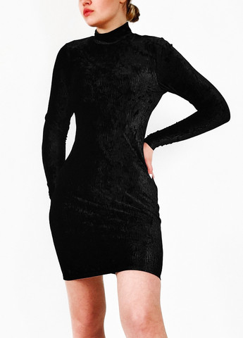 Черное кэжуал сукня платье-водолазка H&M однотонное