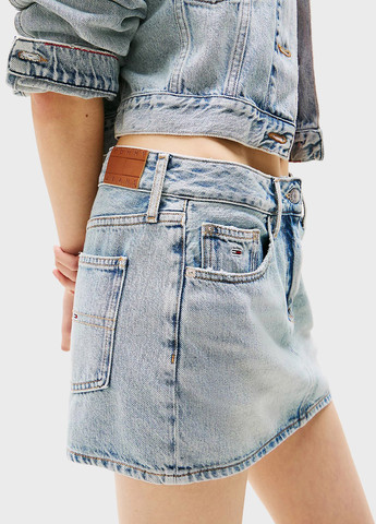 Голубая джинсовая варенка юбка Tommy Jeans