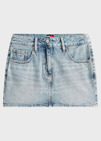 Голубая джинсовая варенка юбка Tommy Jeans