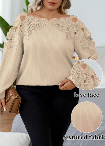 Бежева блуза SHEIN