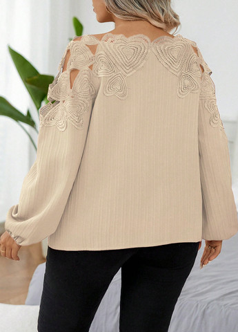 Бежева блуза SHEIN