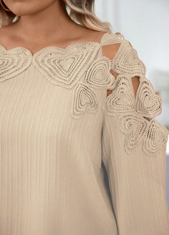 Бежева блуза SHEIN