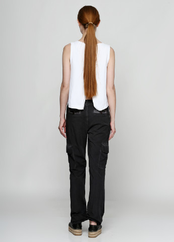 Темно-серые кэжуал демисезонные прямые брюки Liu-Jo