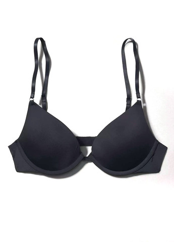 Чёрный корбей бюстгальтер Calvin Klein с косточками нейлон