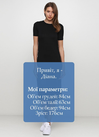 Черное кэжуал платье Weekday однотонное