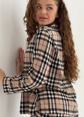 Комбинированная всесезон пижама (рубашка, брюки) рубашка + брюки NOVA VEGA