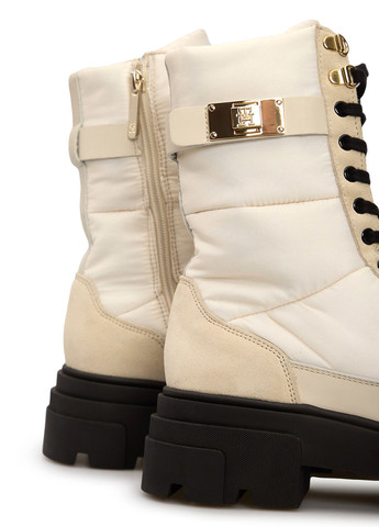 Зимние ботинки берцы Tommy Hilfiger со шнуровкой тканевые