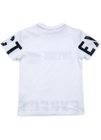 Біла демісезонна футболка дитяча "superior" (13393-152b-white) Breeze