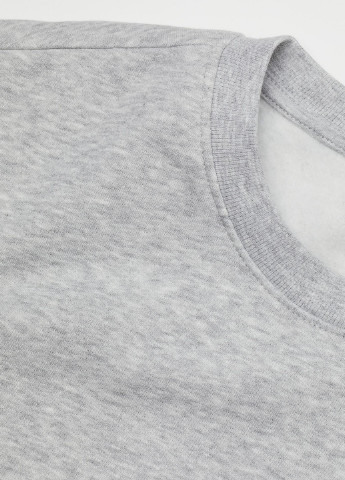 Світло-сірий світшот H&M однотонний (230459587)