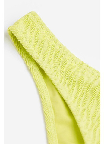 Светло-желтые купальные трусики-плавки однотонные H&M