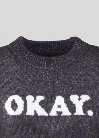 Серый демисезонный свитер Even&Odd