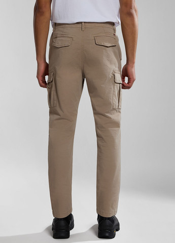 Бежевые кэжуал демисезонные карго брюки Napapijri