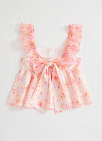 Комбинированная блуза SHEIN