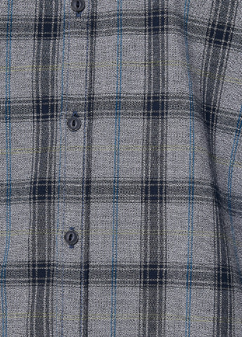 Серо-синяя кэжуал рубашка в клетку KOTON