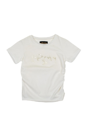 Біла літня футболка з коротким рукавом E-Play