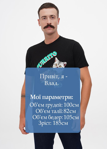 Черная футболка No Brand