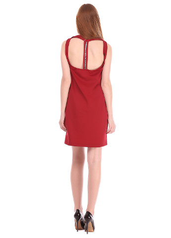 Красное кэжуал платье Justor однотонное