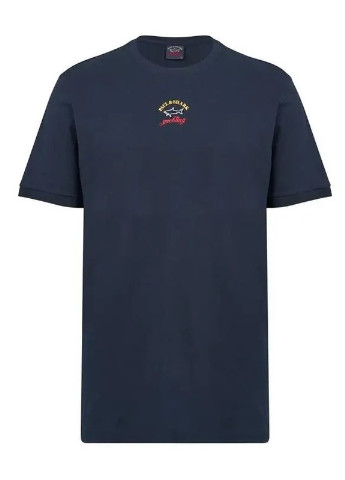 Темно-синя футболка чоловіча Paul & Shark CLASSIC LOGO