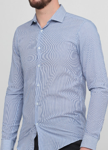 Синяя кэжуал рубашка в полоску Primark