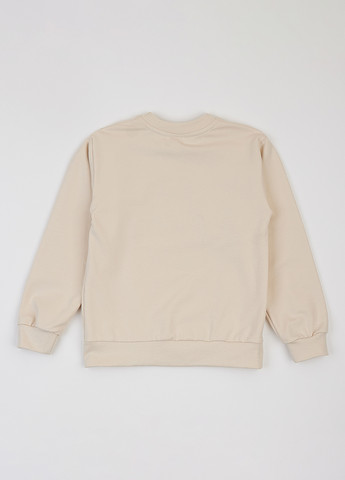 dexter's світшот напис бежевий кежуал бавовна, футер