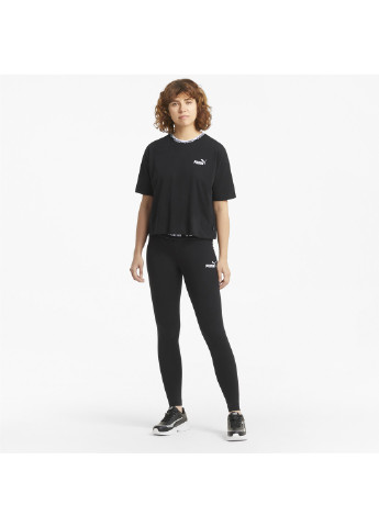 Чорна всесезон футболка amplified women's tee Puma