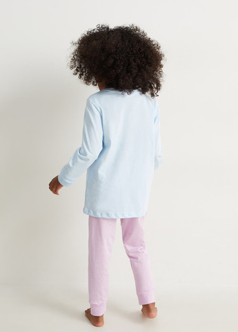 Комбинированная всесезон пижама (лонгслив, брюки) лонгслив + брюки C&A