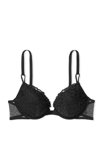 Чорний демісезонний комплект (бюстгальтер, трусики) Victoria's Secret