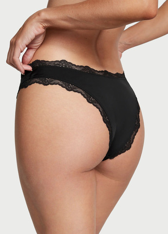 Чорний демісезонний комплект (бюстгальтер, трусики) Victoria's Secret