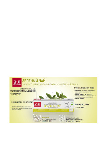 Зубна паста Professional Green Tea, 100 мл Splat (231433069)