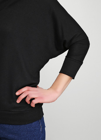Черный демисезонный пуловер пуловер Jhiva