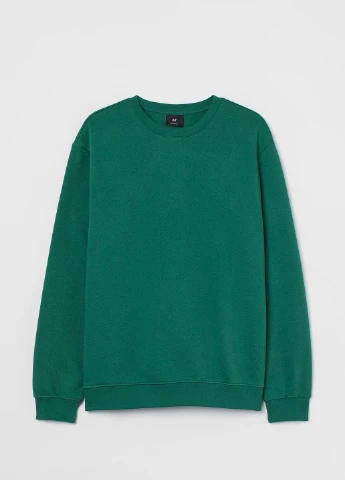 Зеленый свитшот H&M (252627266)
