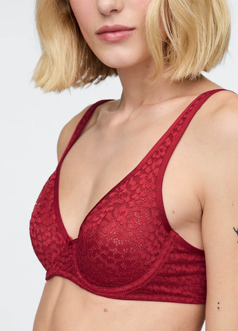 Красный демисезонный комплект (бюстгальтер, трусики) Gap