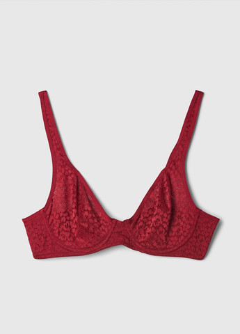 Красный демисезонный комплект (бюстгальтер, трусики) Gap