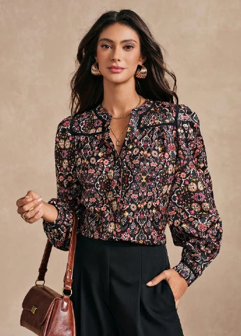 Комбінована блуза SHEIN