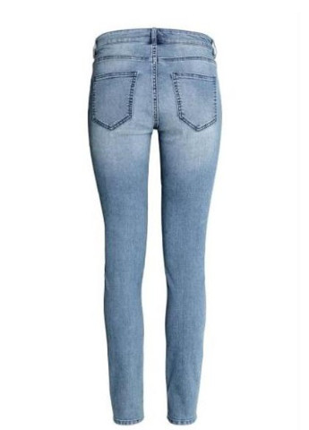 Голубые летние брюки H&M