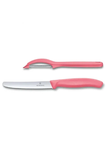 Набір ножів SwissClassic Paring Set Universal Light Red (6.7116.21L12) Victorinox червоний,