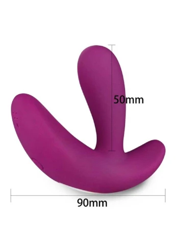 Керований вібростимулятор 90х50 мм Lovetoy (253496898)