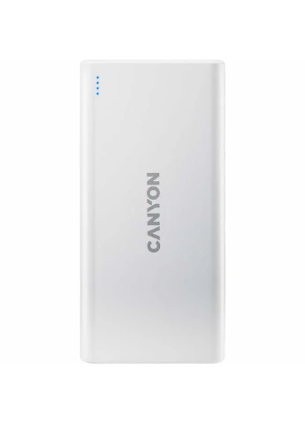 Батарея універсальна (Повербанк) PB-106 10000mAh Input 5V / 2A, Output 5V / 2.1A (Max) (CNE-CPB1006W) Canyon PB-106 10000mAh Input 5V/2A, Output 5V/2.1A(Max) (242982863)