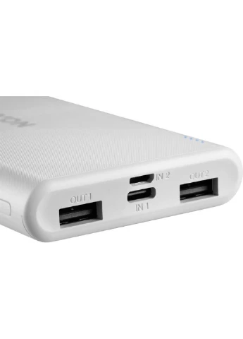Батарея універсальна (Повербанк) PB-106 10000mAh Input 5V / 2A, Output 5V / 2.1A (Max) (CNE-CPB1006W) Canyon PB-106 10000mAh Input 5V/2A, Output 5V/2.1A(Max) (242982863)