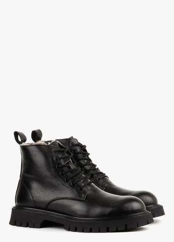 Черные зимние ботинки Le'BERDES