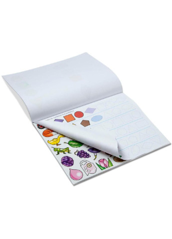 Набір для творчості Альбом розмальовок-наклейок Кольори та фігури (MD8564) Melissa&Doug (249598860)