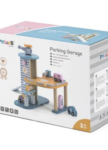 Игровой набор PolarB Паркинг двухэтажный (44029) Viga Toys (202378952)