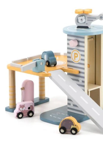 Игровой набор PolarB Паркинг двухэтажный (44029) Viga Toys (202378952)