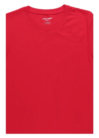 Малиновая футболка Jack & Jones