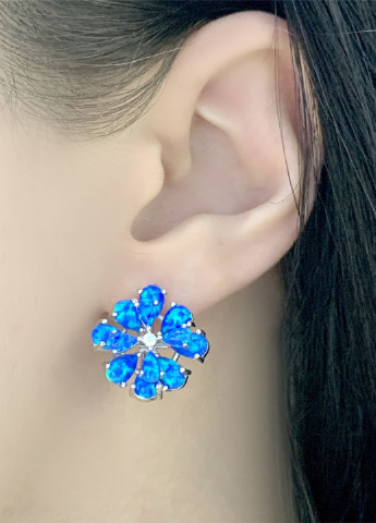 Сережки Silver Flame (164347650)